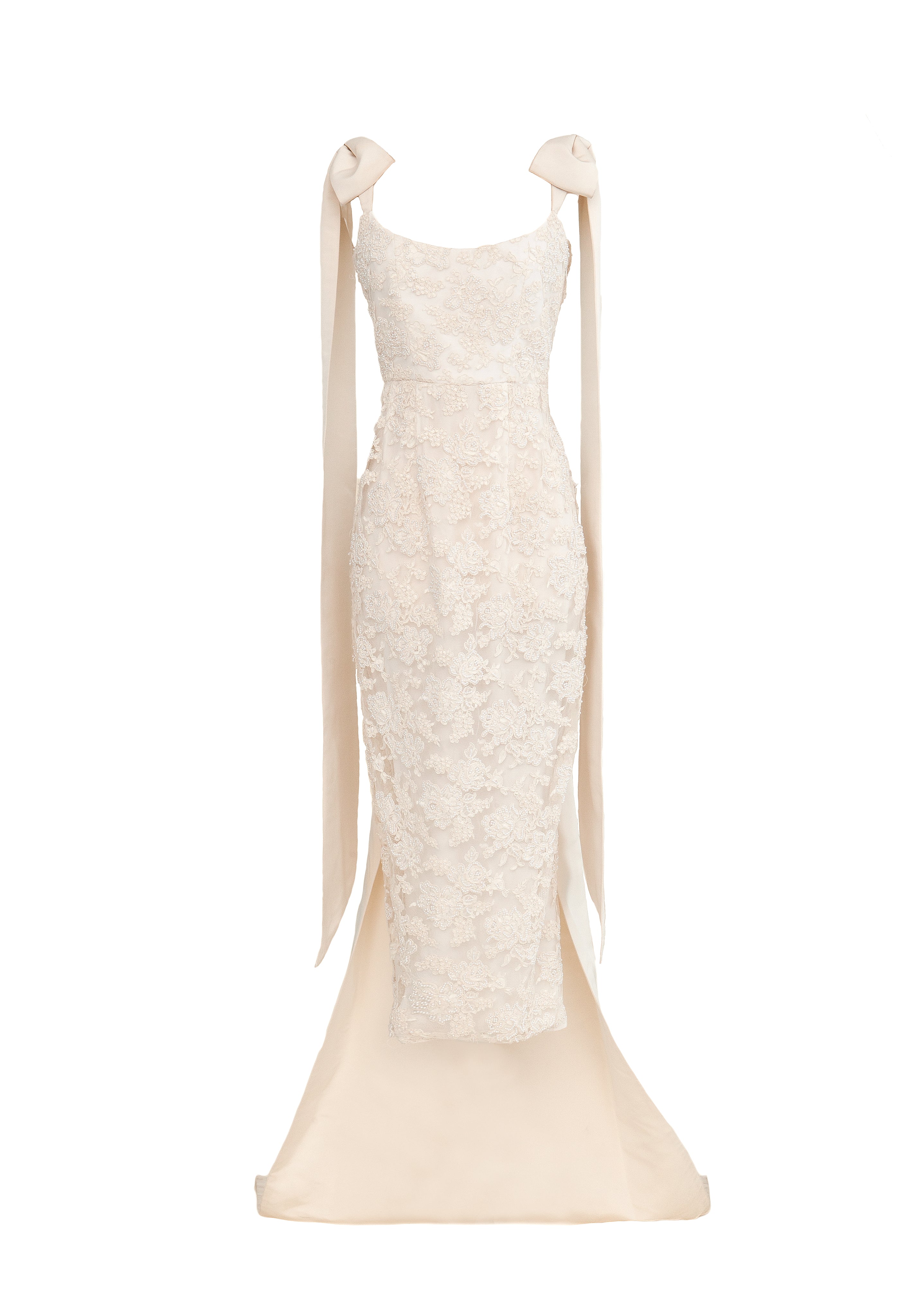 Celestia Beaded Lace Dress