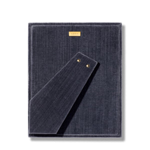 Valentina Velvet Frame, Dusk Blue