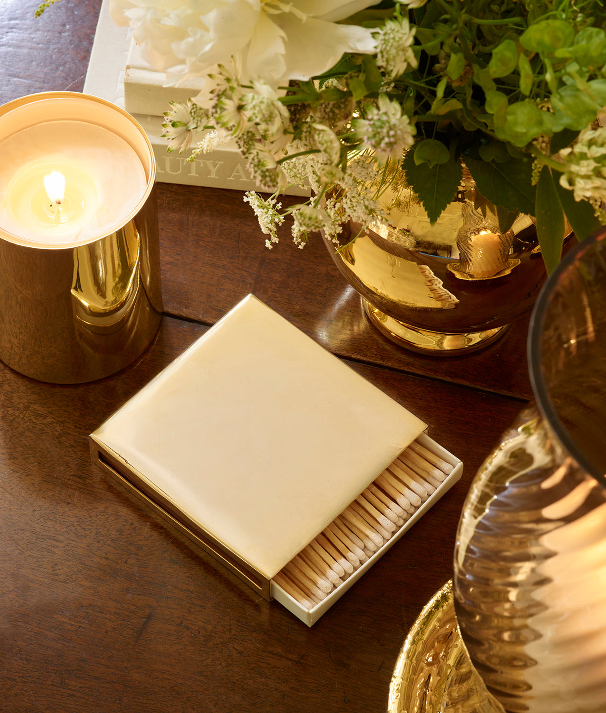 Aerin Square Match Sleeve with Matches on Over The Moon