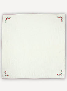 Embroidered Shawl Blanket Set