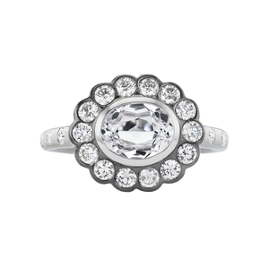 Lexie Ring in White Topaz