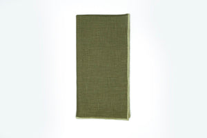 Cimen Napkin with Green Small Trim, Set of 4