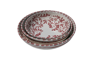 Serving Bowl in Vinto Tinto