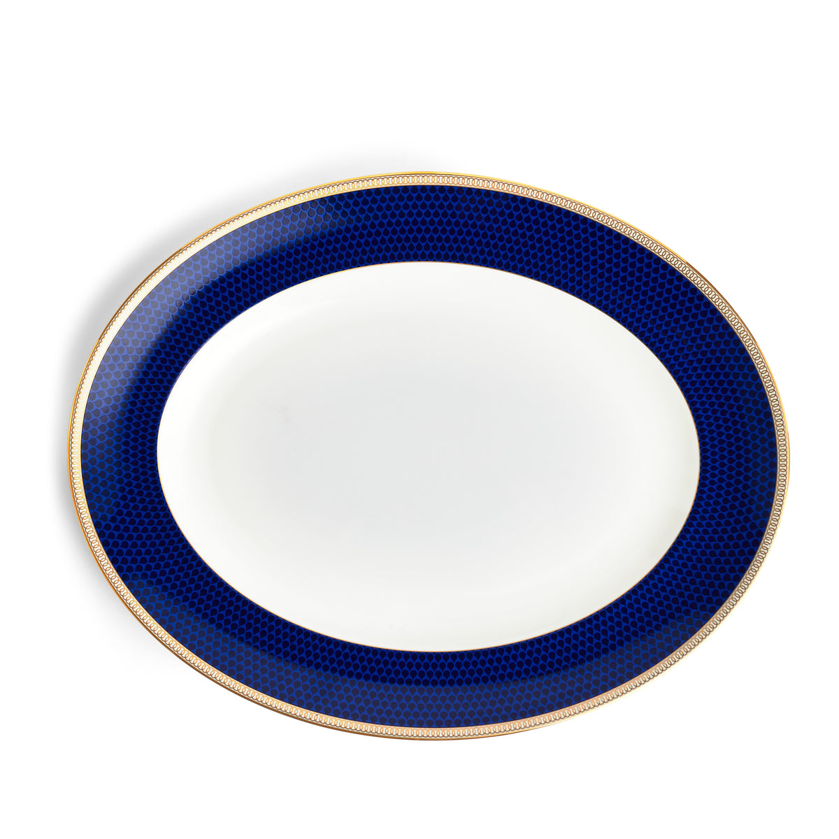 Hibiscus Oval Platter 13.75"