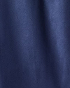 Women’s Navy Silk Long Robe