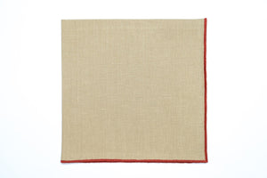 Vizon Napkin Orange Small Trim, Set of 4