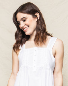 Women’s White Charlotte Nightgown