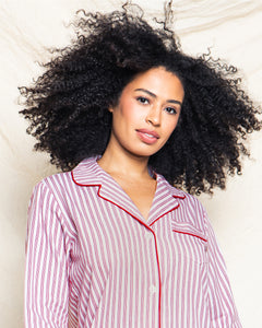Women’s Antique Red Ticking Nightshirt