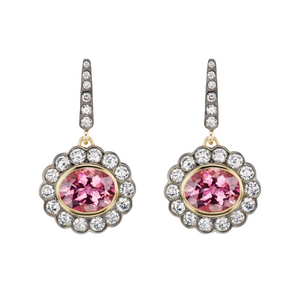 Alexandra Earrings Pink Tourmaline
