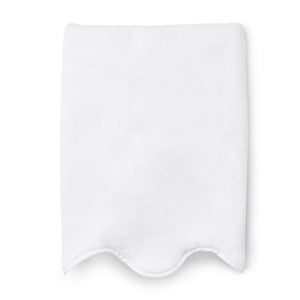 scalloped luxury portugese european cotton hand face bath towels sheets stack