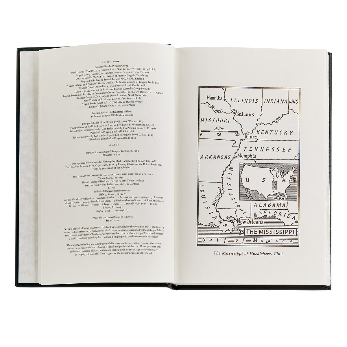 Adventures of Huckleberry Finn in Bonded Leather