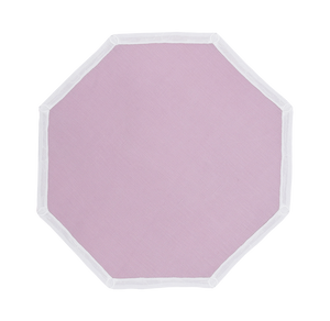 Bamboo Placemat in Lilac & White, Set of 2