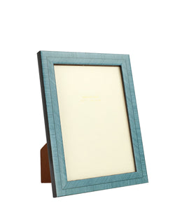 Bianca Photo Frame Marquetry Photo Frame in Azure Blue 5x7