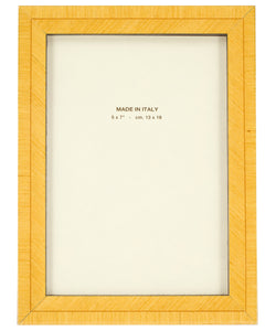 Bianca Photo Frame Marquetry Photo Frame in Citrine Yellow 5x7