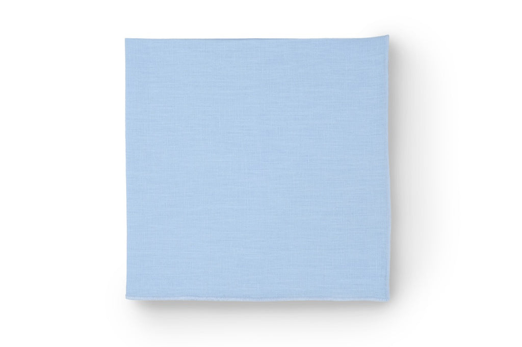 Air Blue Napkin with Blue Small Trim, Set of 4