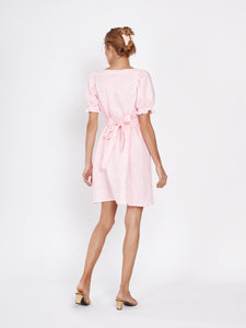 Brigitte Mini Dress in Pink