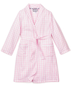 Pink Gingham Robe