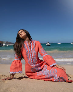 Cerise Bleu Celine Kaftan