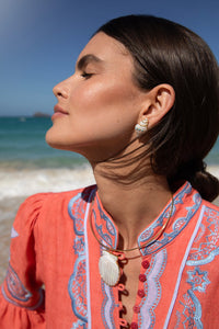 Cerise Bleu Celine Kaftan