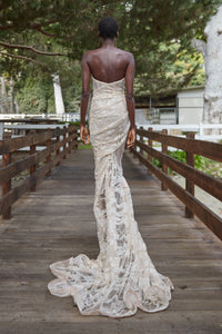 Court Embroidered Gown