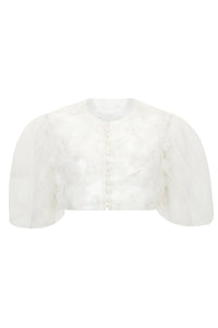 Cusani Top With Flowers