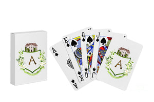 Personalized Crest Playing Cards