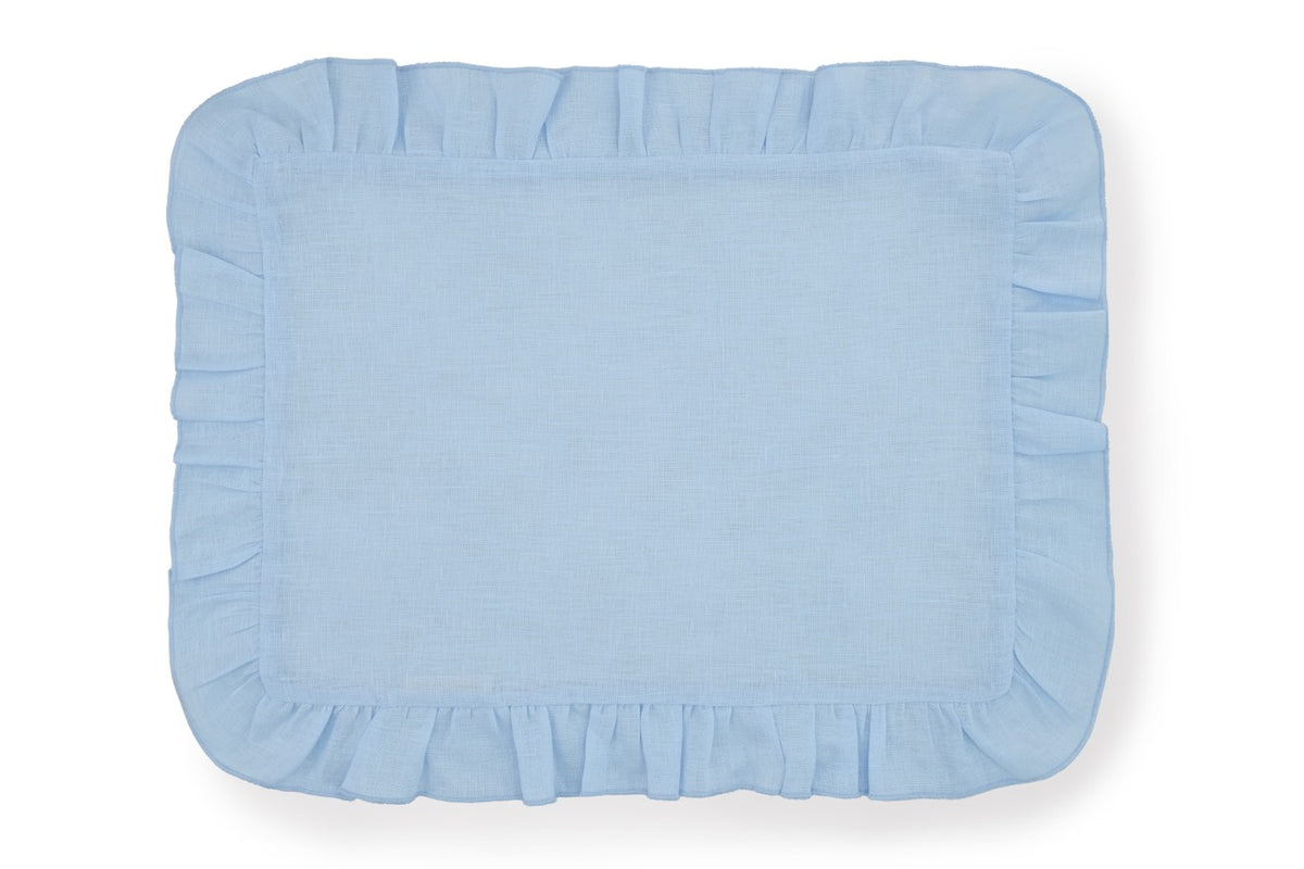 Ruffles Mavi Napkin and Placemat, Set of 2