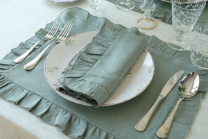 Ruffles Sea Sonen Placemat, Set of 4