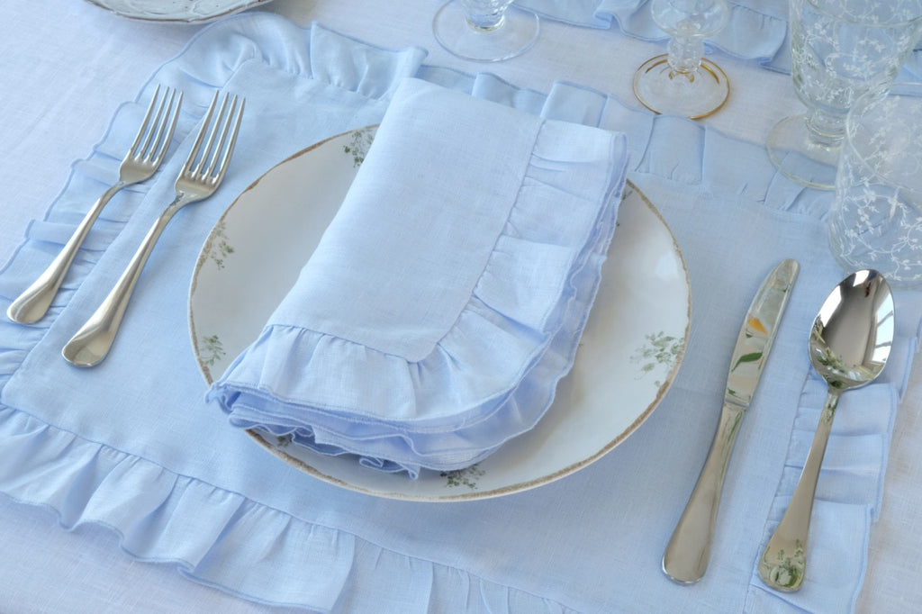 Ruffles Mavi Placemat, Set of 4