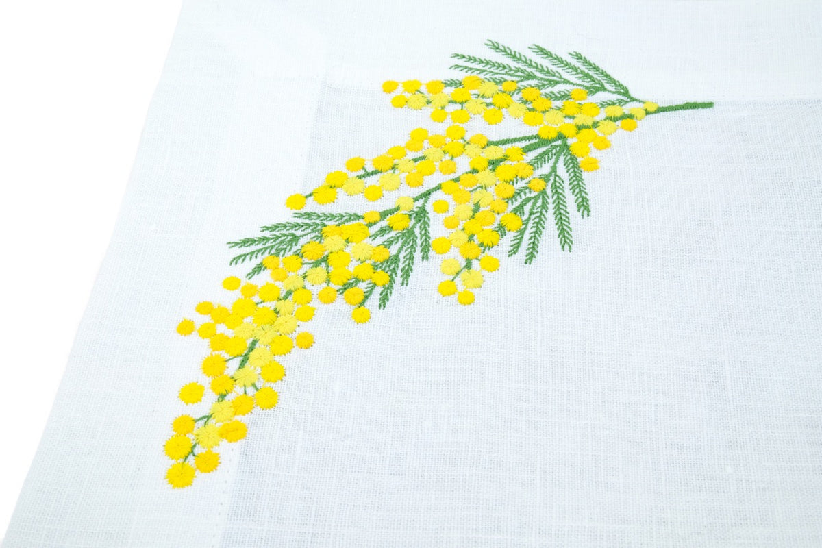 Mimosa Napkin and Placemat, Set of 2