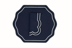 Stucco Linen Napkin and Placemat Eclipse, Set of 2