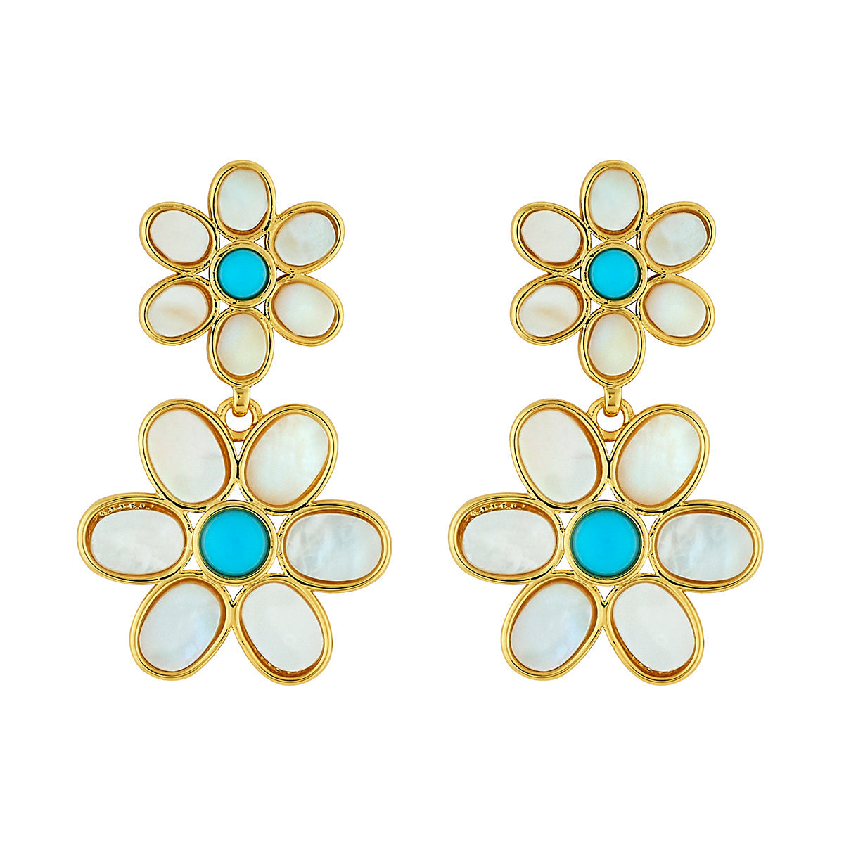 Daisy Double in Turquoise