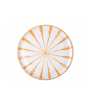 Casa Melocoton Salad Plate With Candy Cane Stripes