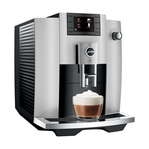E6 Fully Automatic Coffee Machine in Platinum