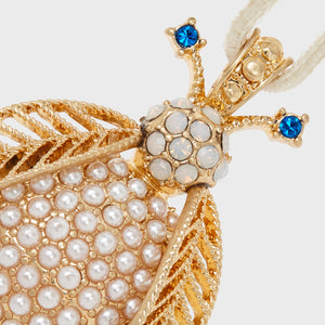 Pearl Bug Hanging Ornament