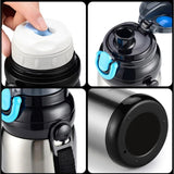 Gourde isotherme portable (inox)