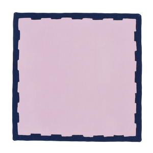 Hanover Placemats in Lilac and Navy, Set of 2