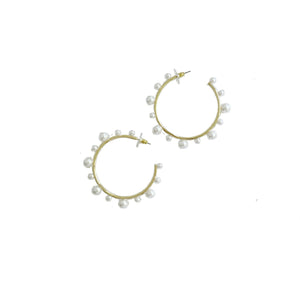 Pearl Hoops