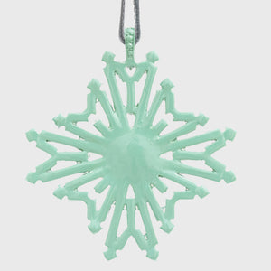 Baguette Snowflake Hanging Ornaments Boxed Set in Sherbet