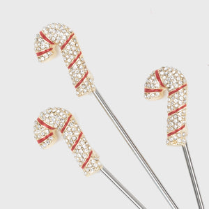 Candy Cane Cocktail Picks