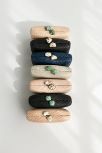 Jen Clutch with White Stone