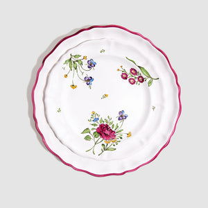 L'Horizon Dinner Plate in Framboise