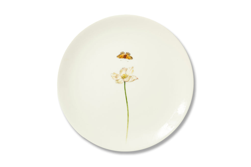 Bloom Anemone Hupehensis Plate