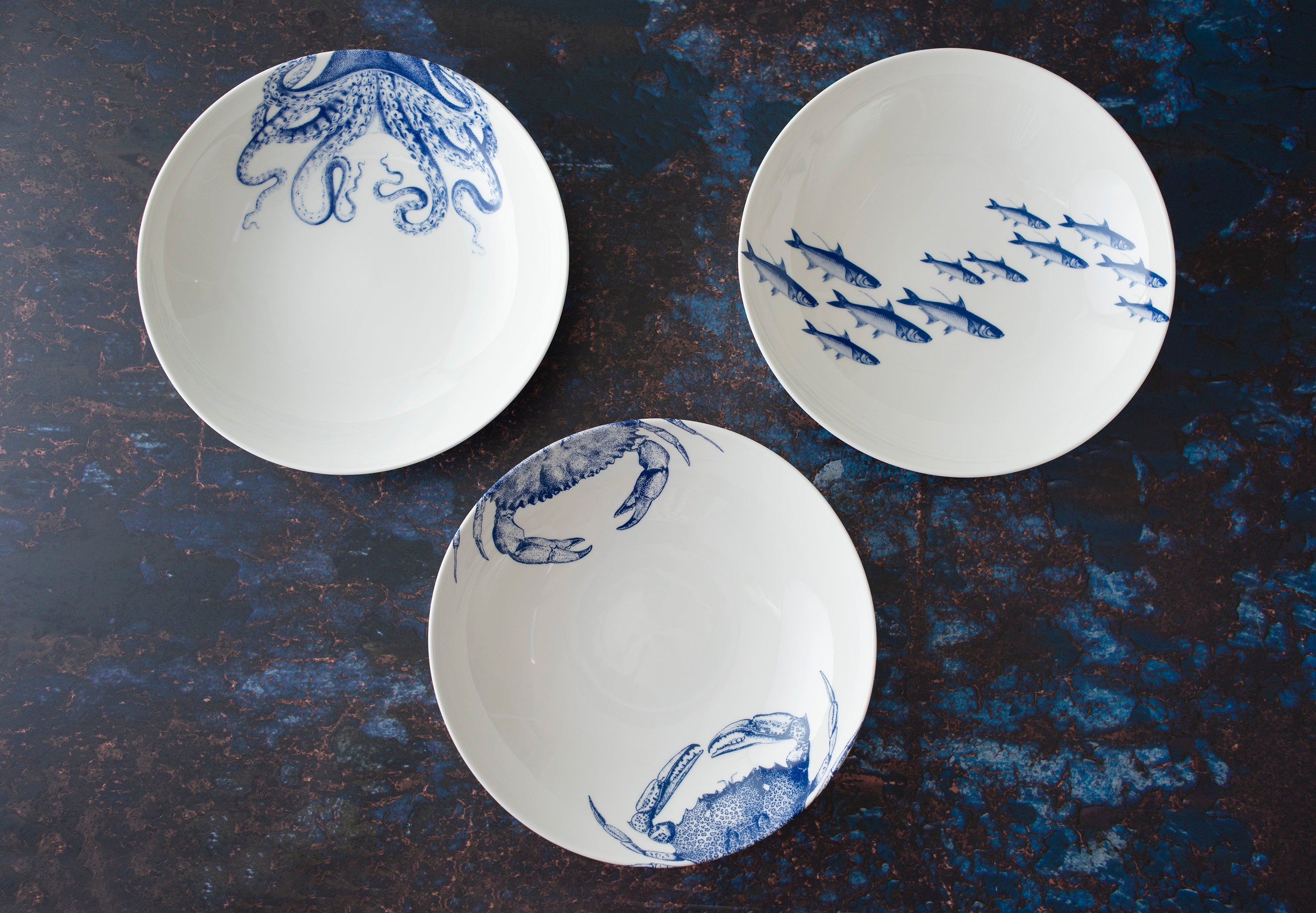 School Fish Coupe Soup Bowl - Caskata