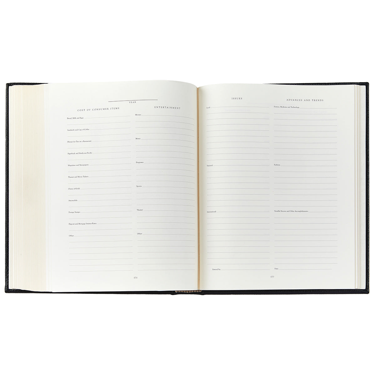Family History Book in Red