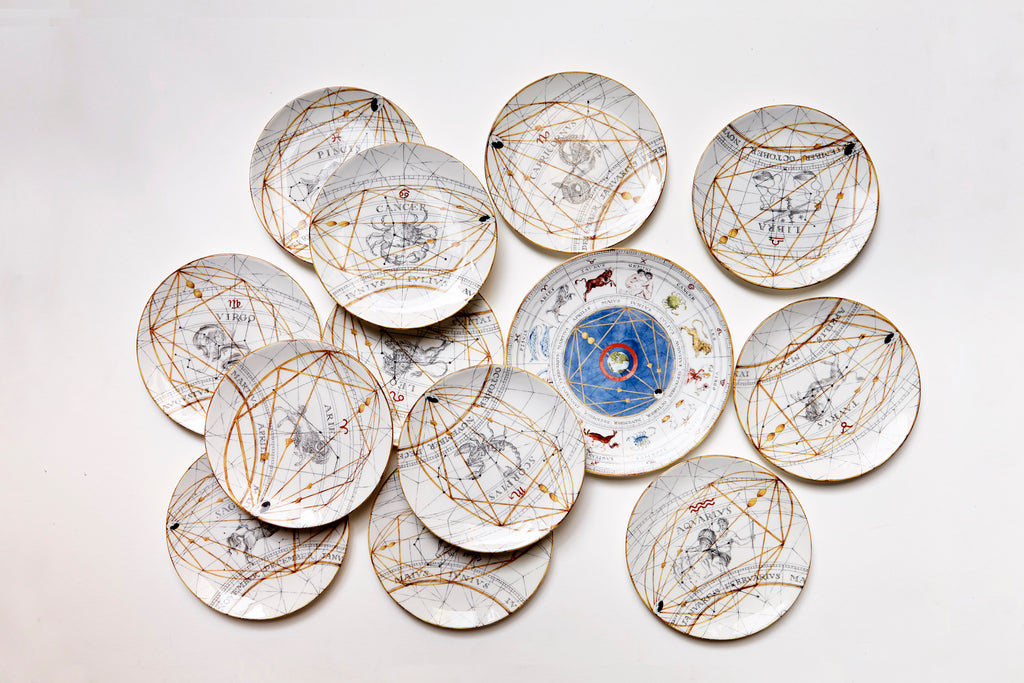 Zodiac Horoscope Dinner Plate