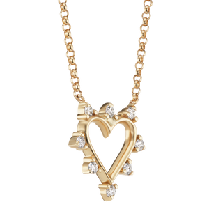 Mini Open Heart Necklace