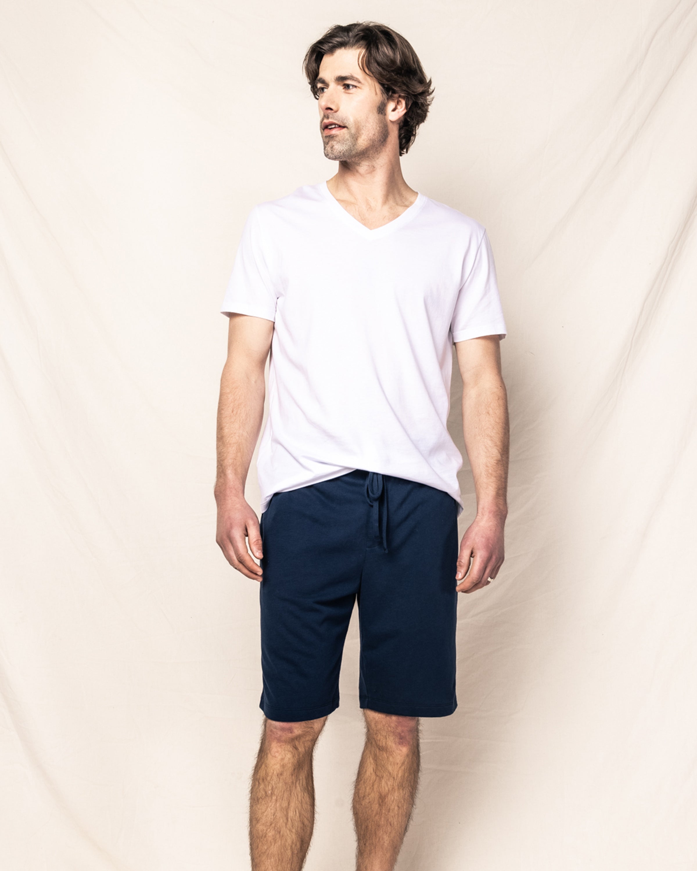 Pima Cotton Men’s Navy Shorts