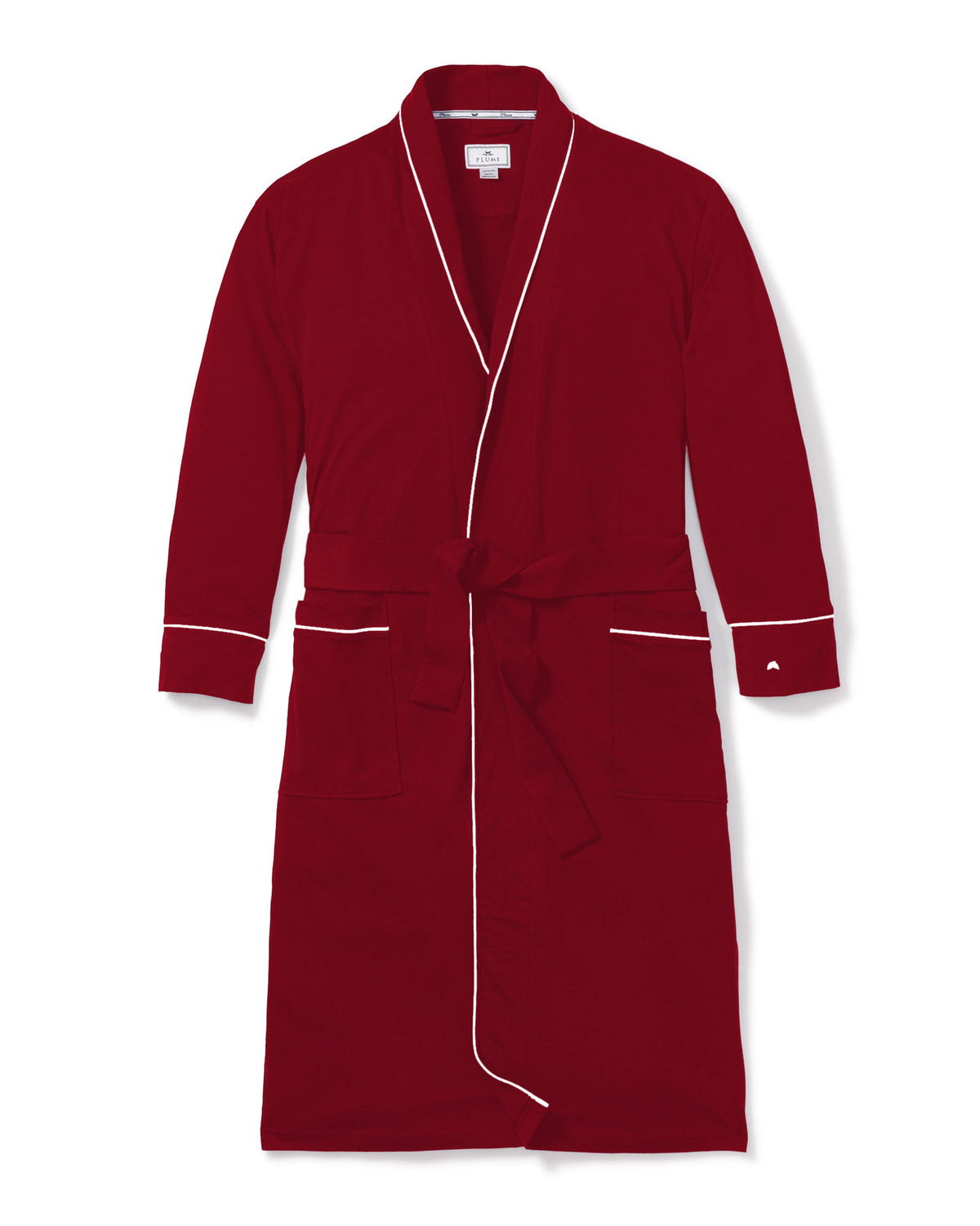 Luxe Pima Men’s Bordeaux Robe