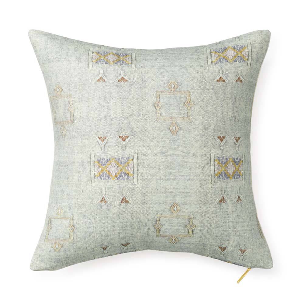Iris Cactus Silk Pillow Pillow St. Frank 